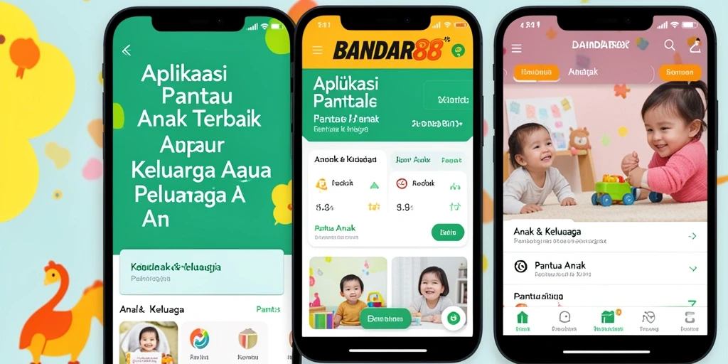 Tampilan antarmuka aplikasi BANDAR88 yang user-friendly untuk Pantau Anak.