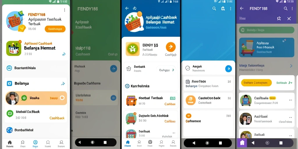 Tampilan antarmuka FENDY188 dengan fitur Cashback yang informatif.