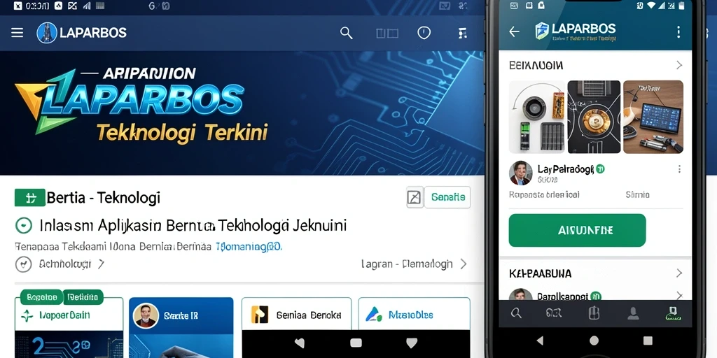 Tampilan antarmuka LAPARBOS yang modern dan intuitif.