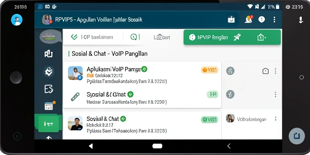 Tampilan antarmuka pengguna RPVIP5 yang sederhana dan efisien.
